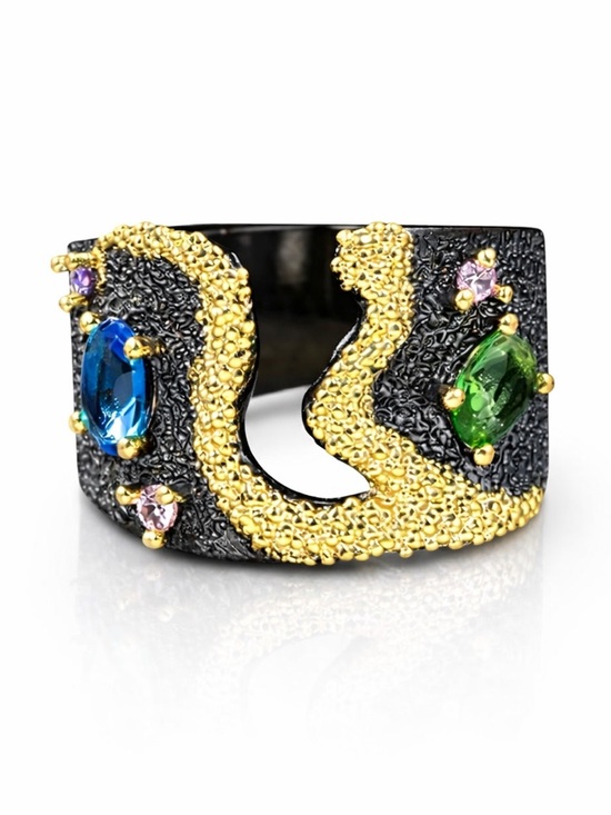 Jewelry - 925 Silver Artisan Made Art Deco Ring